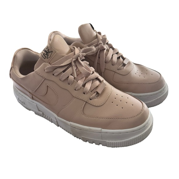 Nike Air Force 1 Pixel Sneakers Particle Beige White Size 9 - Picture 9 of 11